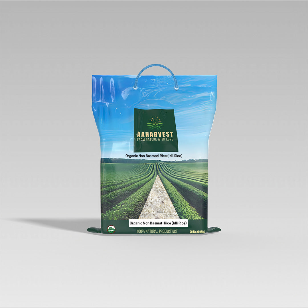 Organic Non Basmati ( Idli Rice) - 20lb